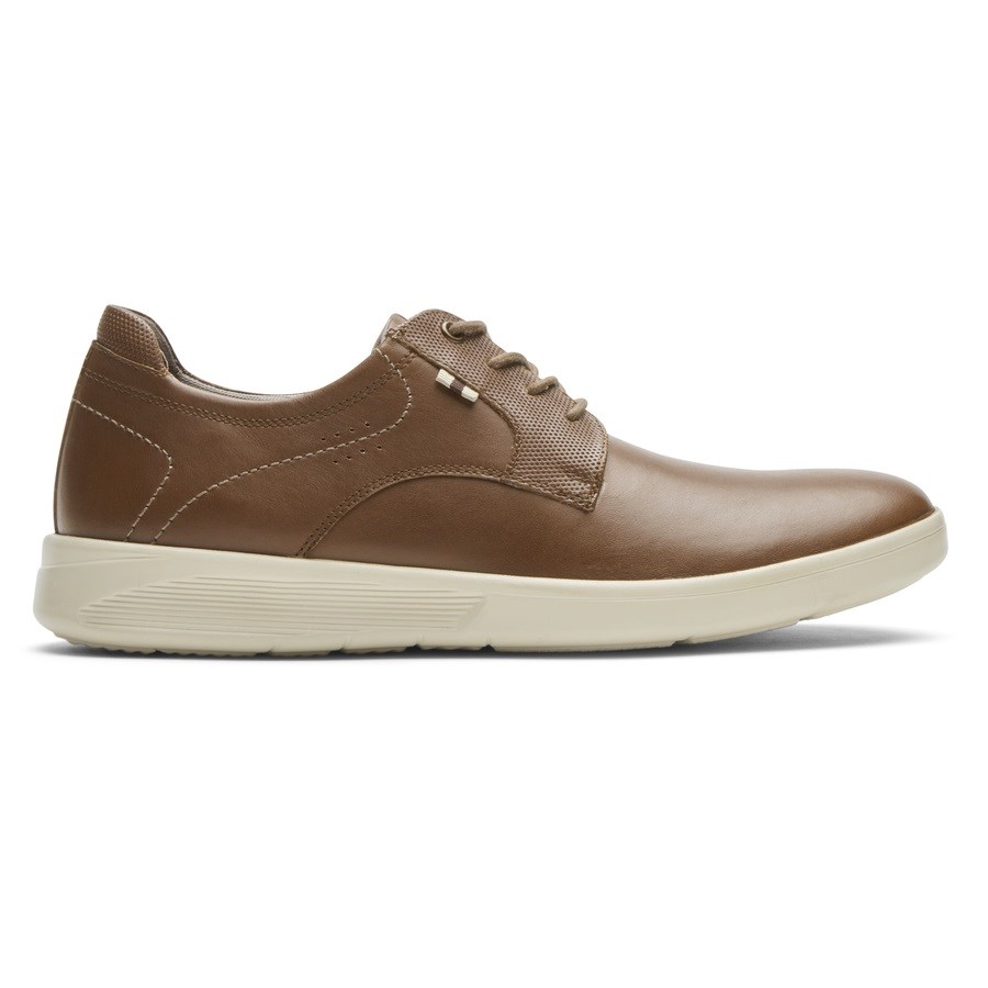 Rockport Oxfords Shoes Outlet Sale Brown Caldwell Plain Toe Mens