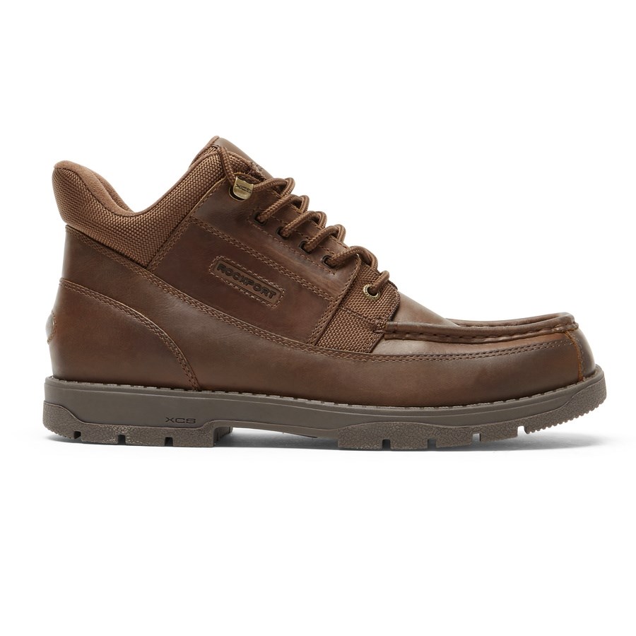 Buy Cheap Rockport Boots Brown XCS Treeline Mens